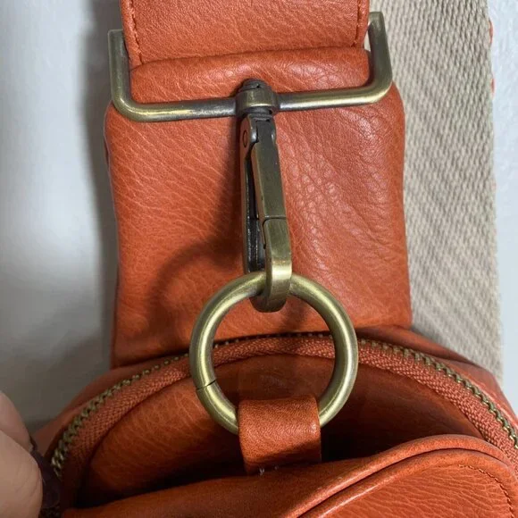 Anthropologie Urban Originals Liberty Rust Crossbody Sling Satchel Bag - Picture 3 of 15